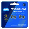 KMC Kettenverschlussglied MissingLink EPT Kompatibilität: 9-fach | SB-Verpackung | silber