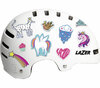 LAZER Helm One+ Sticker Kids & Junior White + Stickers Royalty (S) 52-56 cm