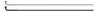 Speiche einzeln (normal) - DD - Farbe schwarz - gebogener Kopf - 284mm