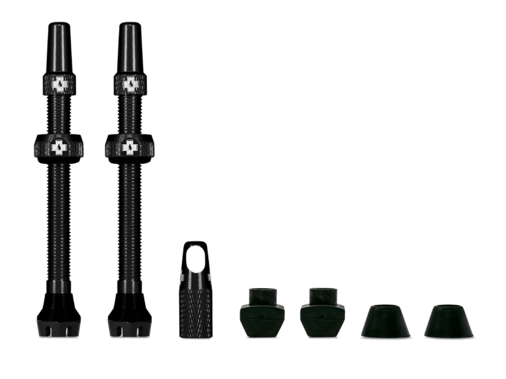 MucOff Tubeless Ventil V2 -  für Road oder MTB - 44mm - schwarz