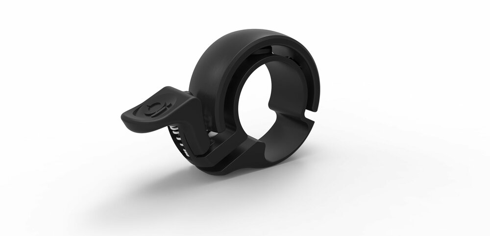 KNOG Glocke Oi Classic Small schwarz matt | Lenkerdurchmesser: 22,2 mm