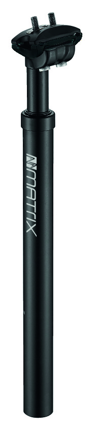 MATRIX Federsattelstütze SP30 schwarz | Durchmesser: 27,2 mm | Länge: 300 mm | Max. Belastung: 85 kg | SB-Verpackung