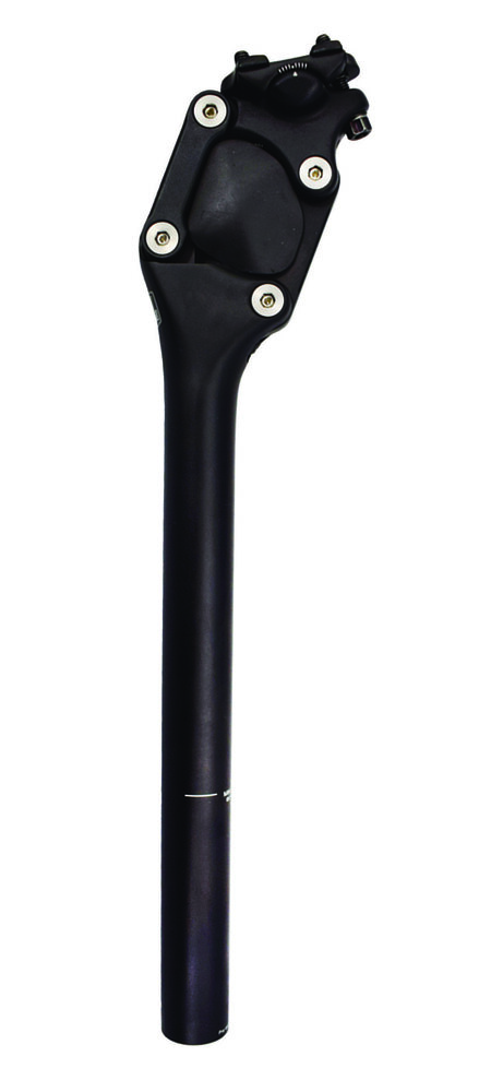 MATRIX Federsattelstütze Parallelogramm PL600 schwarz | Durchmesser: 31,6 mm | Max. Belastung: 120 kg | SB-Verpackung