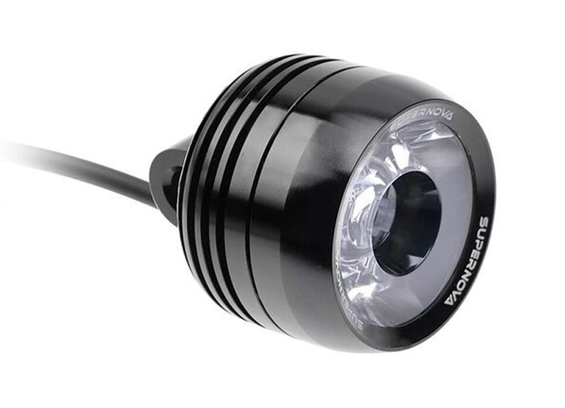 SUPERNOVA E-Bike LED Scheinwerfer Mini 2 inkl. Bosch Power Connector Kabel | schwarz