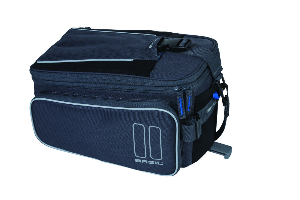 BASIL Gepäckträgertasche Sport Design trunkbag MIK Befestigung: MIK-Adapter | graphite | Für MIK-Systemträger