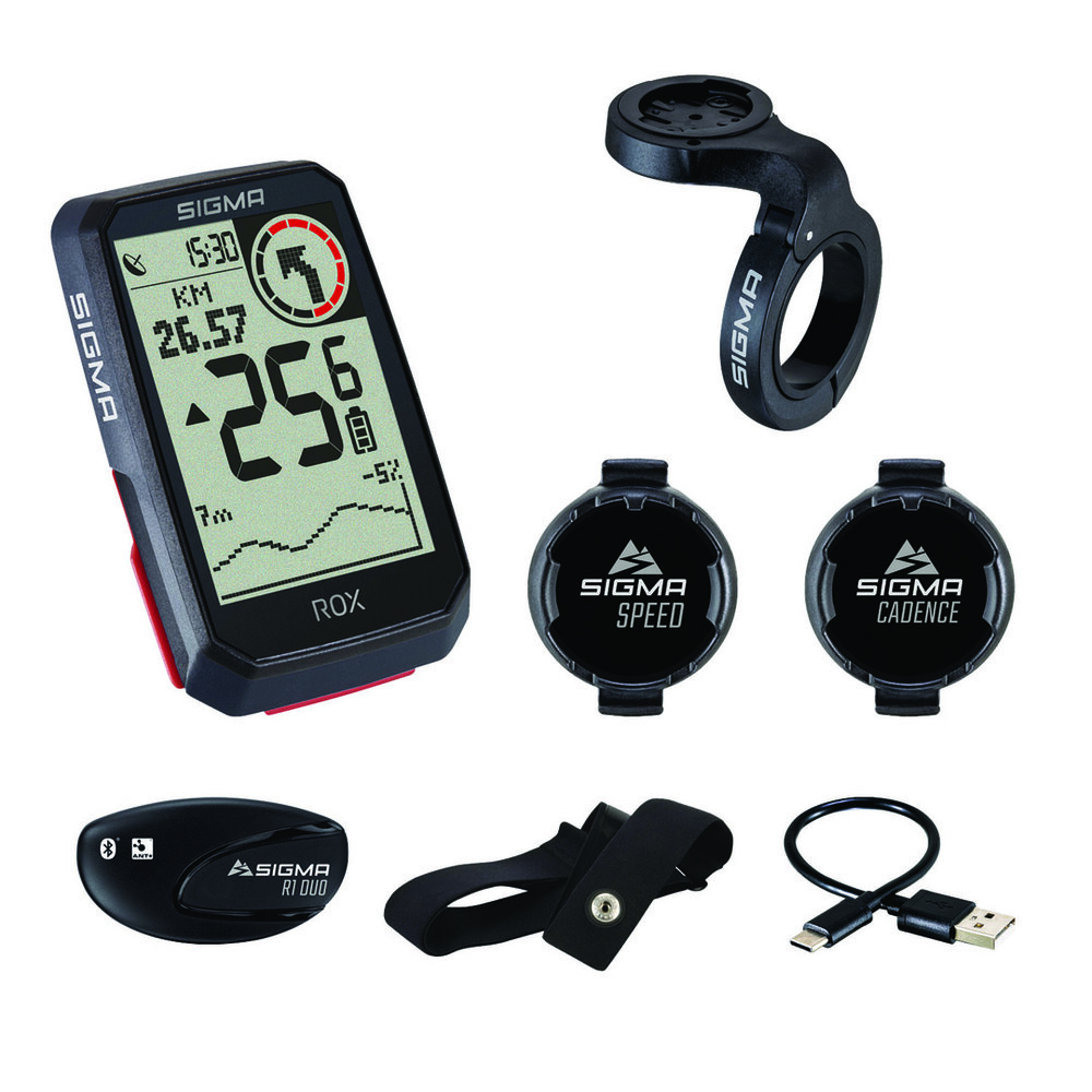 SIGMA GPS Radcomputer ROX 4.0 Sensor Set schwarz
