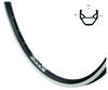 RYDE Vorderrad 26  ZAC 2000 559 x 19 | Nabe: Shimano HBT3000AL schwarz | Schnellspanner | Speichen: schwarz | Felge: schwarz